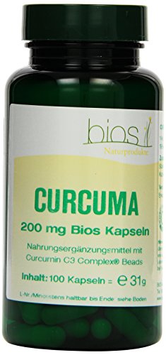 Bios Curcuma 200 mg, 100 Kapseln, 1er Pack (1 x 31 g)