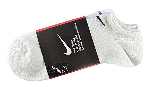 Nike 3er Pack Socken. 3 Paar Füßlinge Weiß. SX2554 101. EUR 38-42 / UK 5-8