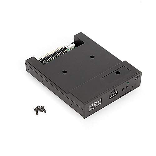 Zerone Sfr1m44-u100k USB-Emulator, 8,9 cm (3,5 Zoll), 1,44 MB Diskettenlaufwerk, Emulator in Schwarz