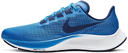 Nike Herren AIR Zoom Pegasus 37 Laufschuh, Blau Foto Blau Leere Weiß, 40.5 EU