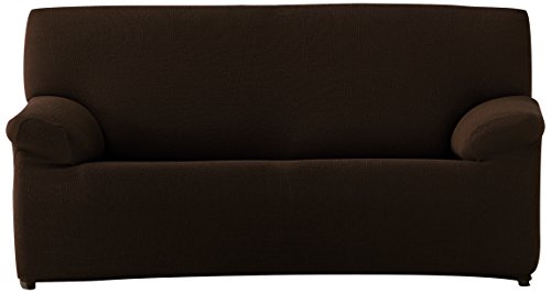 Eysa Teide elastisch Sofa überwurf 3 sitzer, Polyester-Baumwolle, Braun, 37 x 29 x 17 cm