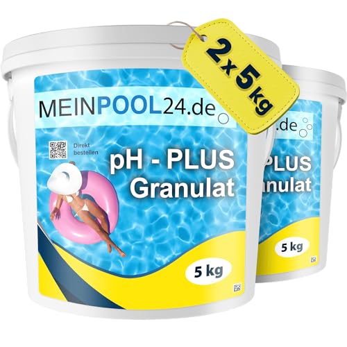 10 (2x5kg) kg pH-Heber Granulat für den Pool pH-Plus Granulat INNERHALB VON Deutschland (außer Inseln)