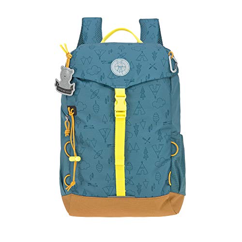 LÄSSIG Kinder Wanderrucksack Kinderrucksack Ausflug Trekkingrucksack ab 5 Jahre, 14 Liter/Outdoor Backpack Big Adventure Blau