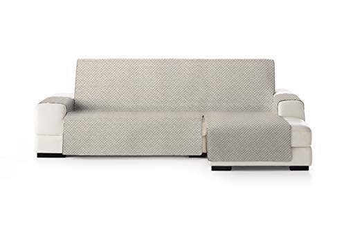 Eysa Mist Sofa überwurf, Polyester, C/1 beige-grau, Chaise Longue 240 cm. Geeignet für Sofas von 250 bis 300 cm