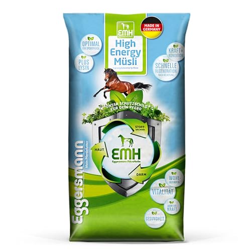 Eggersmann EMH High Energie Müsli - Pferdemüsli für Sport- und Hochleistungspferde - Spezialmüsli mit Lysin - 25 kg Sack