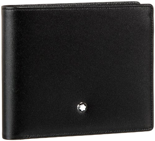 Montblanc Brieftasche 11cc, schwarz "Meisterstück" 7162 Unisex - Erwachsene Portemonnaies, na schwarz (na)