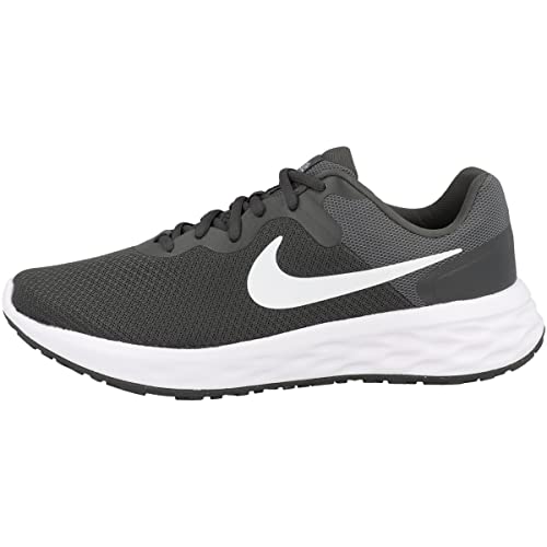 Nike Herren Revolution 6 Road Running Shoe, Iron Grey/White-Smoke Grey-Black, 49.5 EU