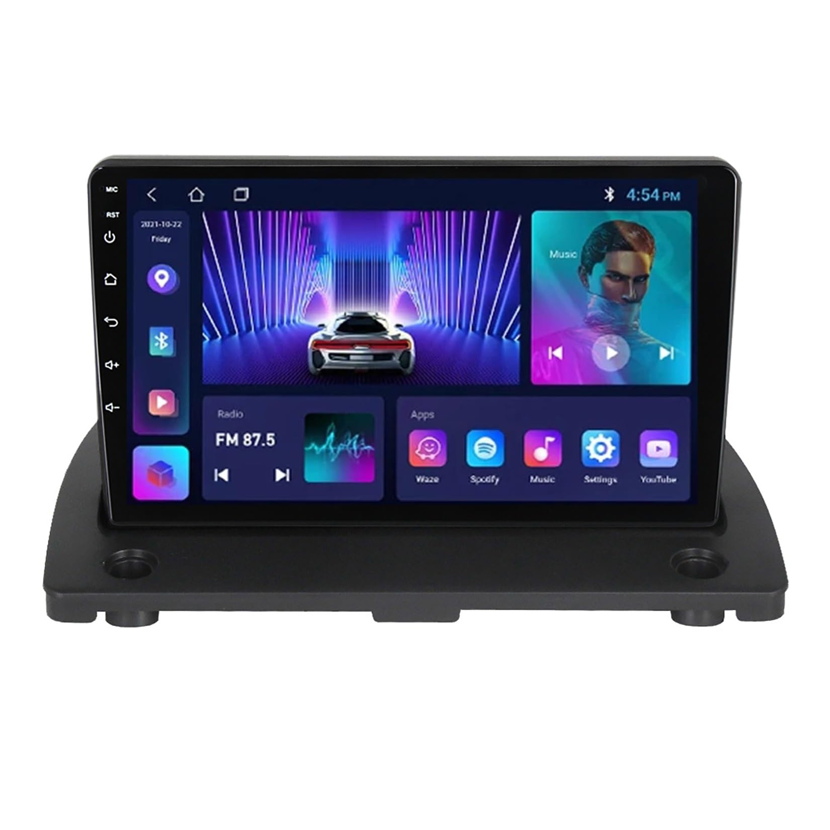 Android 11 Autoradio GPS Navigation Für Volvo XC90 2002-2014 Kabelloses CarPlay/Android Auto 9 Zoll Touchscreen Unterstützt Lenkradsteuerung WiFi DAB DSP RDS Bluetooth 5.0 (Size : M100S - 4 Core 1+16