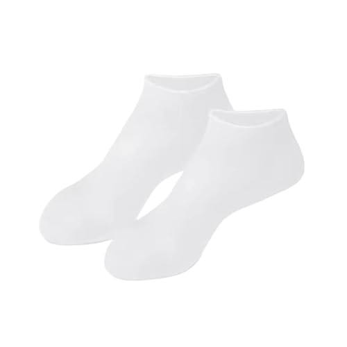 1 Paar Silikon-Socken, feuchtigkeitsspendende Gel-Socken, Peeling und Verhinderung von Trockenheit, rissiger, abgestorbener Hautschutz (Color : B 1 Pair, Size : One size)