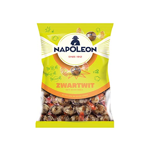 Napoleon Bonbons | Schwarz Und Weiß | Bonbon Napoleon | Napoleon Frucht Bonbons | 12 Pack | 1800 Gram Total