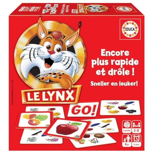 Educa 18716 Le Lynx Kartenspiel, Vielseitig einsetzbar