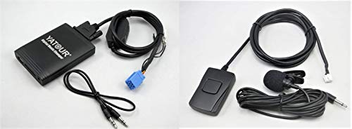 Yatour YT-M06-REN8-BT Digitaler Musikadapter für USB, SD, AUX, mit Bluetooth Freisprechenrichtung, für Renault Autoradio