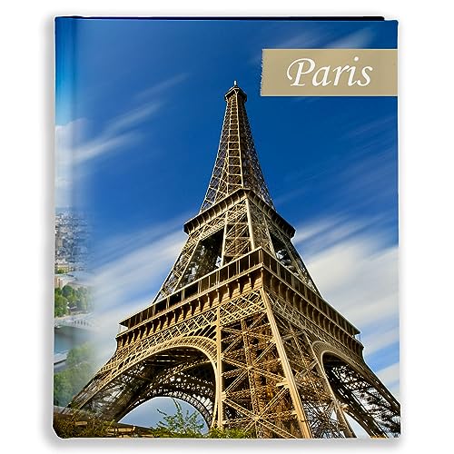Urlaubsfotoalbum 10x15: Paris, Fototasche für Fotos, Taschen-Fotohalter für lose Blätter, Urlaub Paris, Handgemachte Fotoalbum