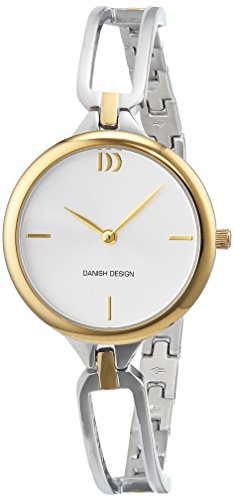 Danish Design Damen Analog Quarz Uhr mit Edelstahl Armband 3324587