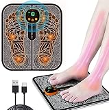 Neu Fussmassagegerät EMS Fußmassagegerät,EMS Fussmassagegerät Fußmassagegerät Elektrisches USB, mit 8 Modi & 19 Einstellbare Frequenzen