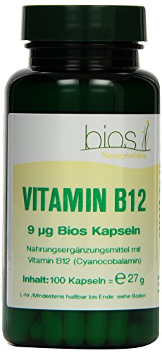 Bios Vitamin B12 9 µg Kapseln, 100 Kapseln, 1er Pack (1 x 27 g)
