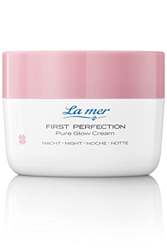 La mer - First Perfection Pure Glow Cream Nacht - Feuchtigkeitsspendende Nachtcreme - Mit Anti-Aging Wirkund - Für ein jugendliches Hautbild - 50 ml mP
