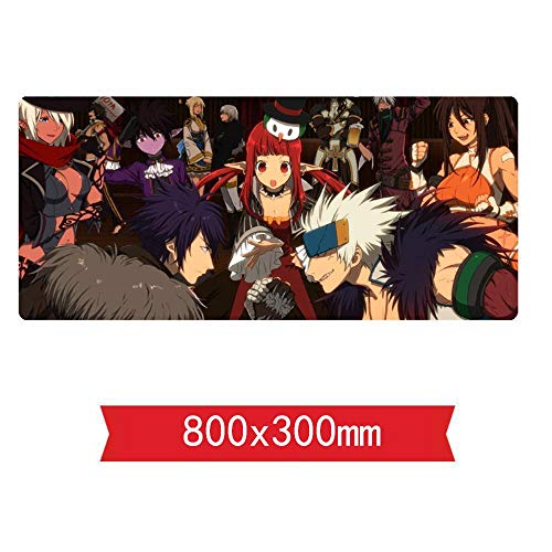 IGIRC Mauspad,Warrior war 800x300mm Extra Large Mouse Pad,Gaming Mousepad, Anti-Slip Natural Rubber Gaming Mouse Mat with 3mm Locking Edge, G