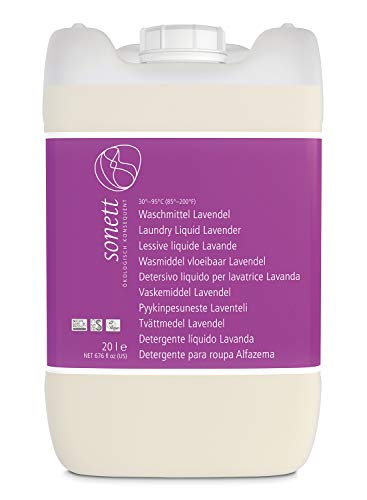Waschmittel Lavendel: Für bunte und weiße Wäsche, mit Bio-Pflanzenölseife