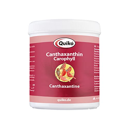 Quiko Canthaxantin - Ergänzungsfutter für Vögel mit rotfaktor, 1er Pack (1 x 500 g)