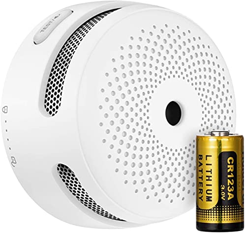 X-Sense Rauchmelder Vernetzt, Funkrauchmelder mit austauschbarer Batterie, EN 14604 entsprichter Feuermelder, Brandmelder mit Übertragungsreichweite von über 250 m, XS01-WR Link+, 1er Set