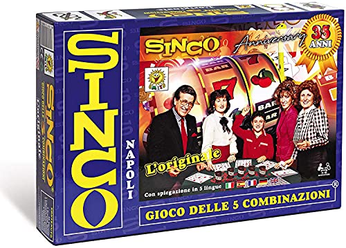 SINCO 5 Kombinationsspiel - Deluxe Edition - Tombola, Spiel in Brettbox, Gesellschaftsspiel, Händler auf der Alternative Messe