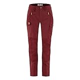 Fjallraven 89638-347 Nikka Trousers Curved W Pants Damen Bordeaux Red Größe 34