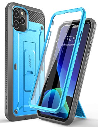 SUPCASE Outdoor Hülle für iPhone 11 Pro Max(6.5'') 360 Grad Handyhülle Bumper Case Schutzhülle Full Cover [Unicorn Beetle Pro] mit Displayschutz, Blau
