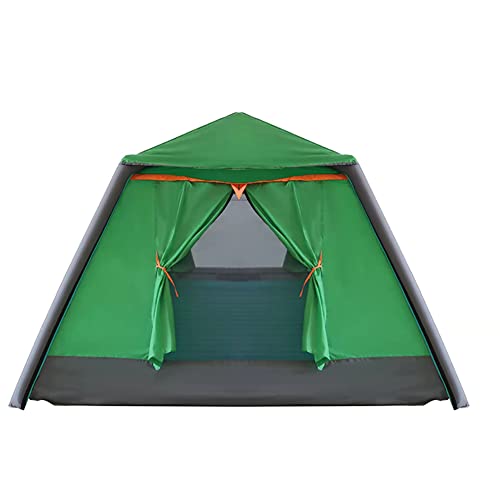 Aufblasbares Zelt automatisch wasserdicht, automatisches aufblasbares Zelt, 2 3 4 Personen Camping-Luftzelt, Faltbarer Würfel, Angeln, Winter, Sommer, Tourismus, Markise, grünes Dach, für CampingLWa
