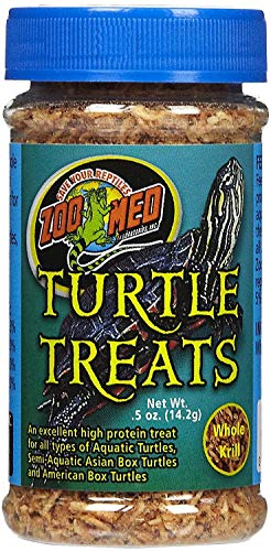 Zoo Med (3 Pack) Turtle Treats Whole Krill Excellent High Protein Treat 0.5-Oz