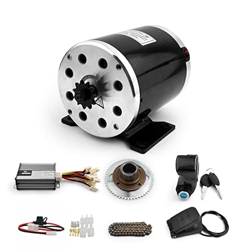 L-faster 800w Elektro - Motorrad - Motor - high - Speed - burshed dc - Motor DIY - Kinder gokart Fahren mehr als 30 km/h - Kette (36V Pedal kit)