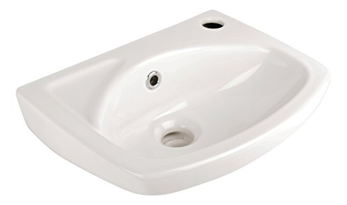AquaSu scaLma Handwaschbecken 50 x 22 cm Weiß