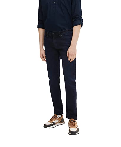 TOM TAILOR DENIM Herren Piers Slim Jeans, Blau (Blue Black Denim 10170), 36W / 32L