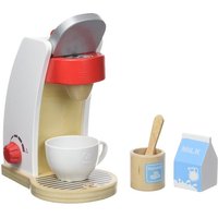 Hape Kinder-Kaffeemaschine "Meine Kaffeemaschine" (Set 6-tlg)