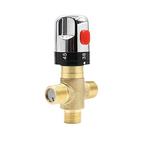 Messing Körper Automatische Mischen Thermostat Ventil Rohr Thermostat Wasserhahn Bad Wasser Temperatur Control Wasserhahn