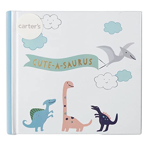 Carter's BP19-23283 Cute A-Saurus Dinosaurier Baby-Fotoalbum, 18 x 17 cm (B x H)