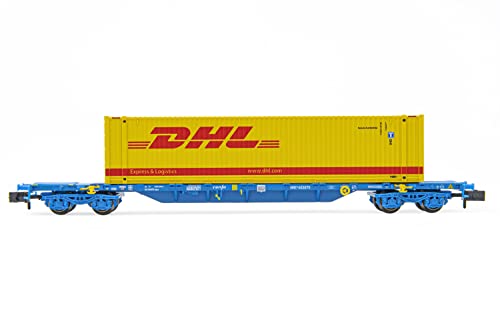 Arnold - RENFE, MMC Containerwagen, geladen mit 45' DHL Container, Periode VI