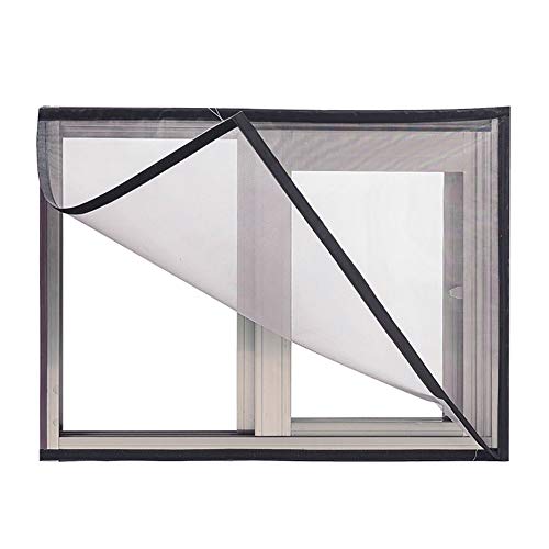 BASHI Fenstergitter für Katzenschutz, ohne Bohren Fenstergitter, praktisches halbtransparentes Fensternetz, selbstklebendes Klebeband Fensternetz