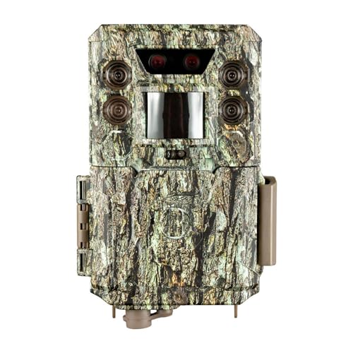 Bushnell Wildkamera Core DS 30 MP No Glow - Fotofalle, Camo optik, hohe Reichweite, mit Befestigungsgurt, Überwachung, Garten, Trailcamera, 119977M