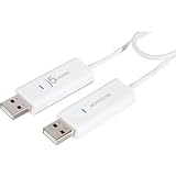 J5create KVM Anschlusskabel [1x USB 2.0 Stecker A - 1x USB 2.0 Stecker A] 1.80m Weiß
