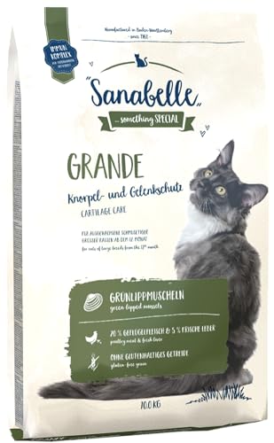 Sanabelle Grande | Katzentrockenfutter für ausgewachsene Katzen (besonders geeignet für große Rassen), 4er Pack (4 x 2000 g)