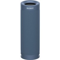 Sony SRS-XB23 tragbarer, kabelloser Bluetooth Lautsprecher (12h Akkulaufzeit, wasserabweisend, Extra Bass), blau