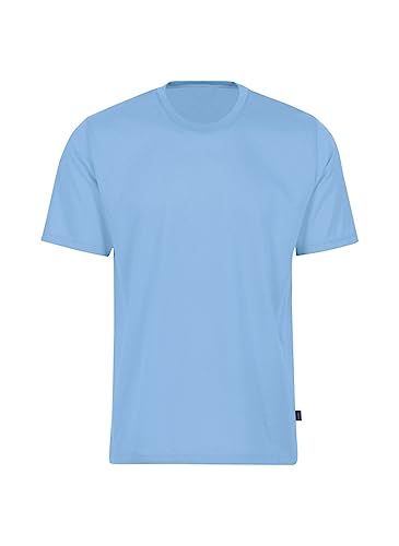 Trigema Herren T-Shirt 636202, Gr. Large, Blau (horizont 042)