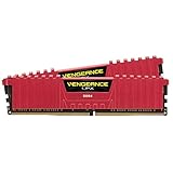 Corsair Vengeance LPX 16GB (2x8GB) DDR4 3200MHz C16 XMP 2.0 High Performance Desktop Arbeitsspeicher Kit, Rot