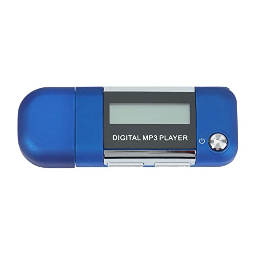 berjalan MP3-Player, Musik-Player, U-Disk, 4 GB, unterstützt austauschbare AAA-Batterie, Aufnahme (Blau)