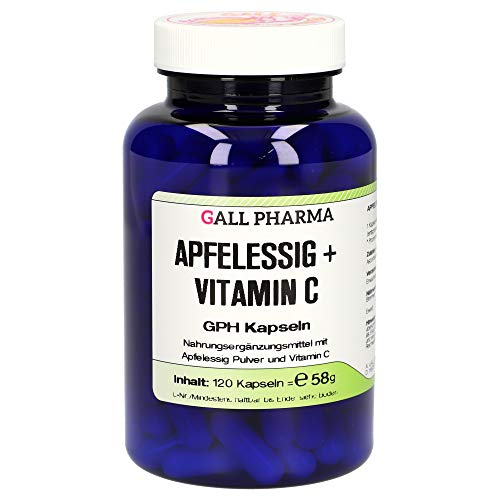Gall Pharma Apfelessig plus Vitamin C GPH Kapseln, 1er Pack (1 x 120 Stück)