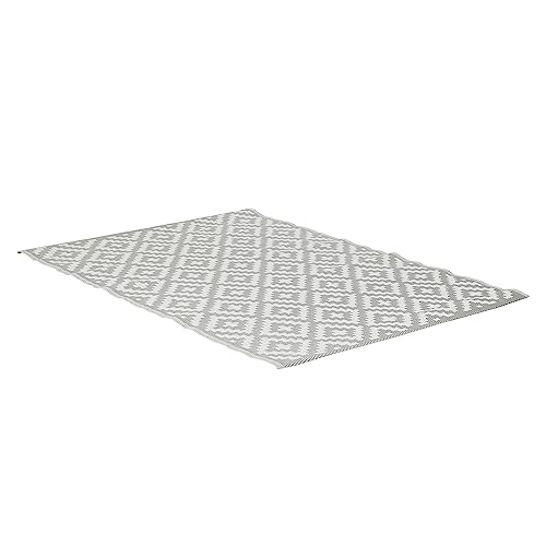 greemotion Outdoor-Teppich Santo aus Kunststoff, beigefarbener Teppich mit Muster, pflegeleichter Wendeteppich für in- & outdoor, ca. 200 x 150 cm