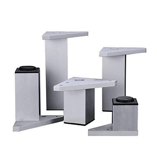 DuBom Tisch- und Stuhlfüße, 4 × Schrankfüße, verstellbare Stuhlfüße, Tischbein, Schrank, Badezimmerschrank, Möbelständer (Größe: 25 cm) (Onecolor 30 cm)