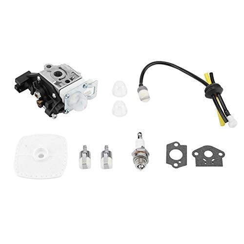 Jeffergarden Carburetor Kit Ersatz Vergaser Vergaser Air Filter Fuel Line Kit für Zama RB-K93 Echo SRM-225 GT-225 PAS-225 Luftfilter Kraftstoffleitungssatz Air Filter Fuel Line Kit