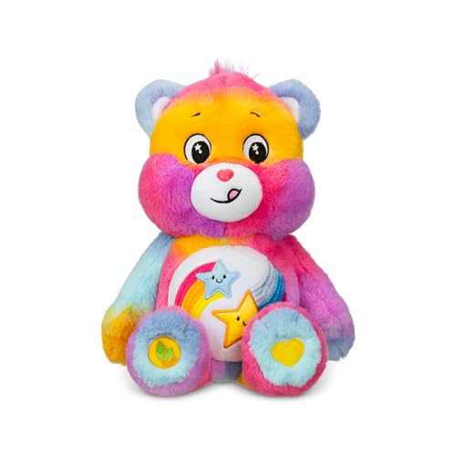 Care Bears ‎22338 35 cm großer Plüsch-Dare-to-Care-Bär, niedliches Plüschtier zum Sammeln, Kuscheltiere für Kinder, niedliche Teddys, geeignet für Mädchen und Jungen ab 4 Jahren